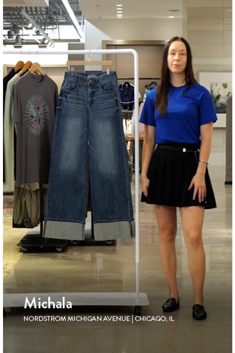Skyrise Wide Leg Jeans video