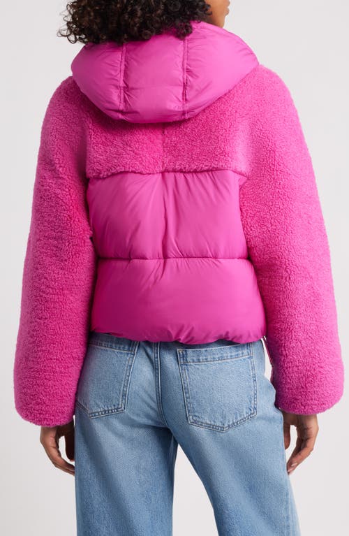 Ugg(r) Mykah Uggbraid Puffer Jacket In Pink