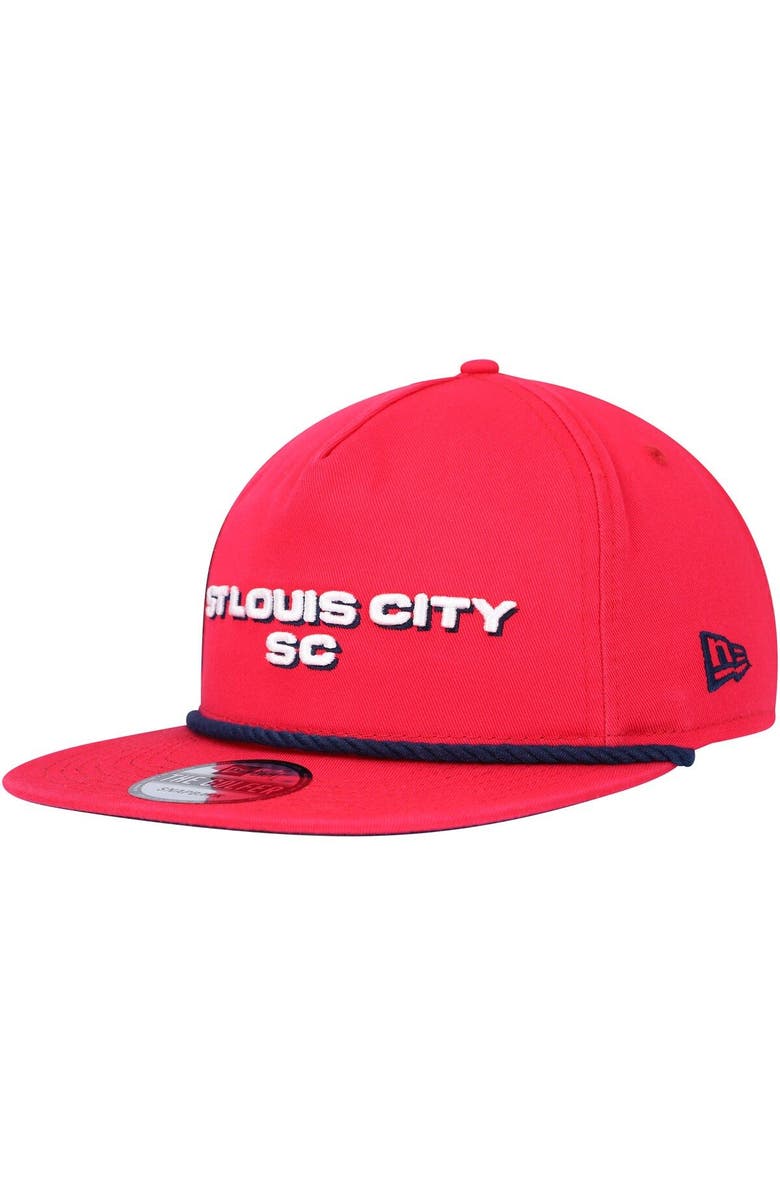 New Era Men's New Era  Red St. Louis City SC Heritage The Golfer Snapback Hat, Alternate, color, Red
