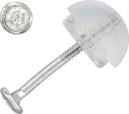 FZN Kids' 14K Gold Bezel Set Diamond Stud Earrings