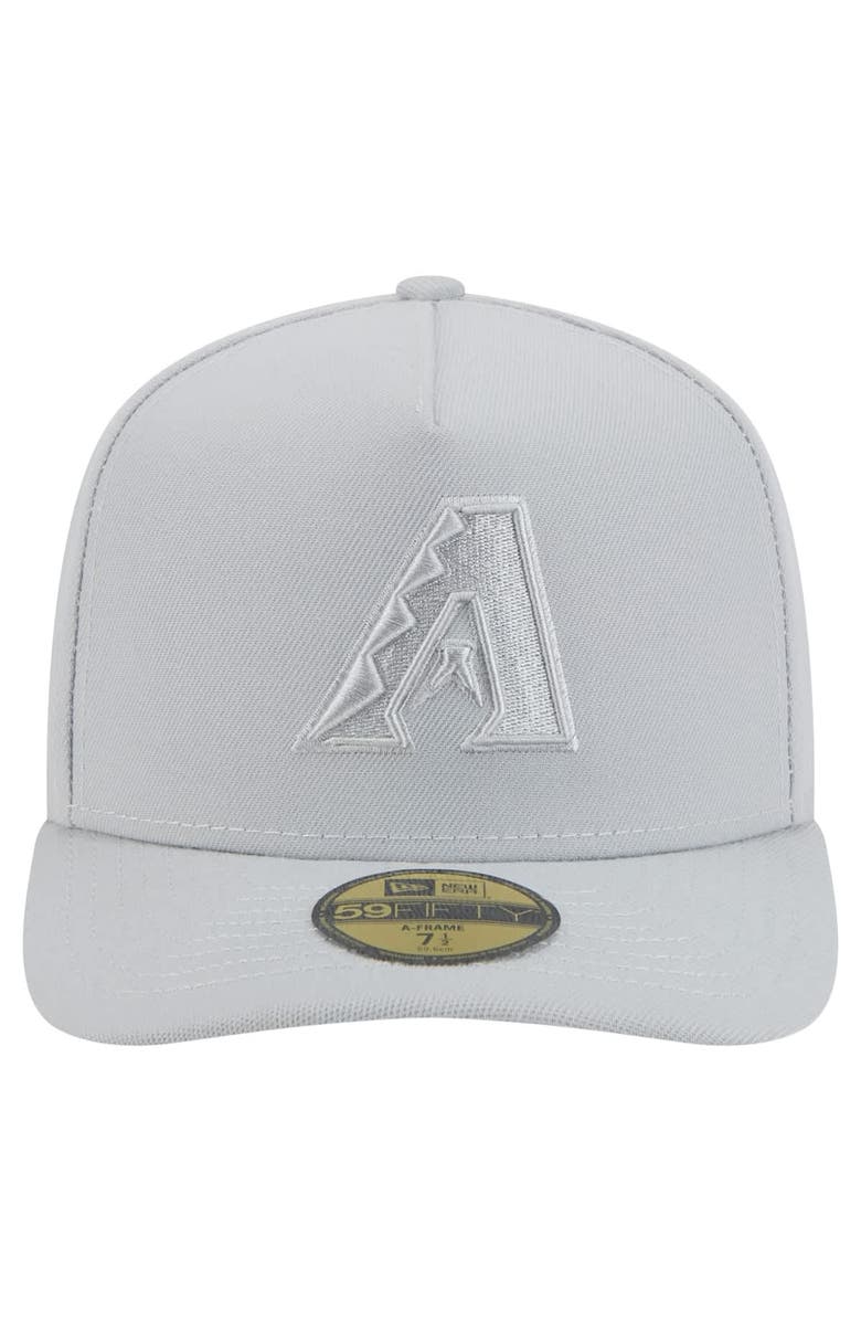 New Era Men's New Era  Gray Arizona Diamondbacks Colorpack 59FIFTY Fitted Hat, Alternate, color, Gray