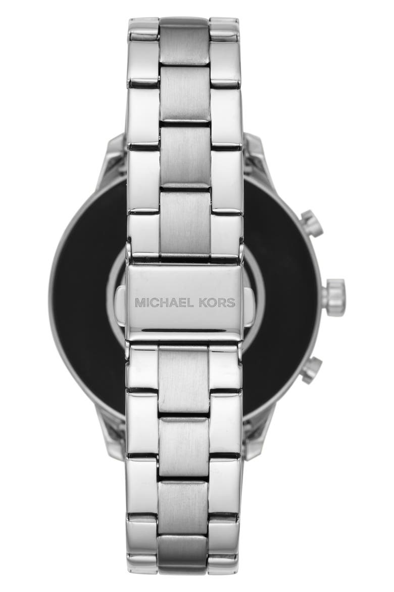 MICHAEL Michael Kors Access Runway Smart Bracelet Watch, 41mm, Alternate, color, SILVER