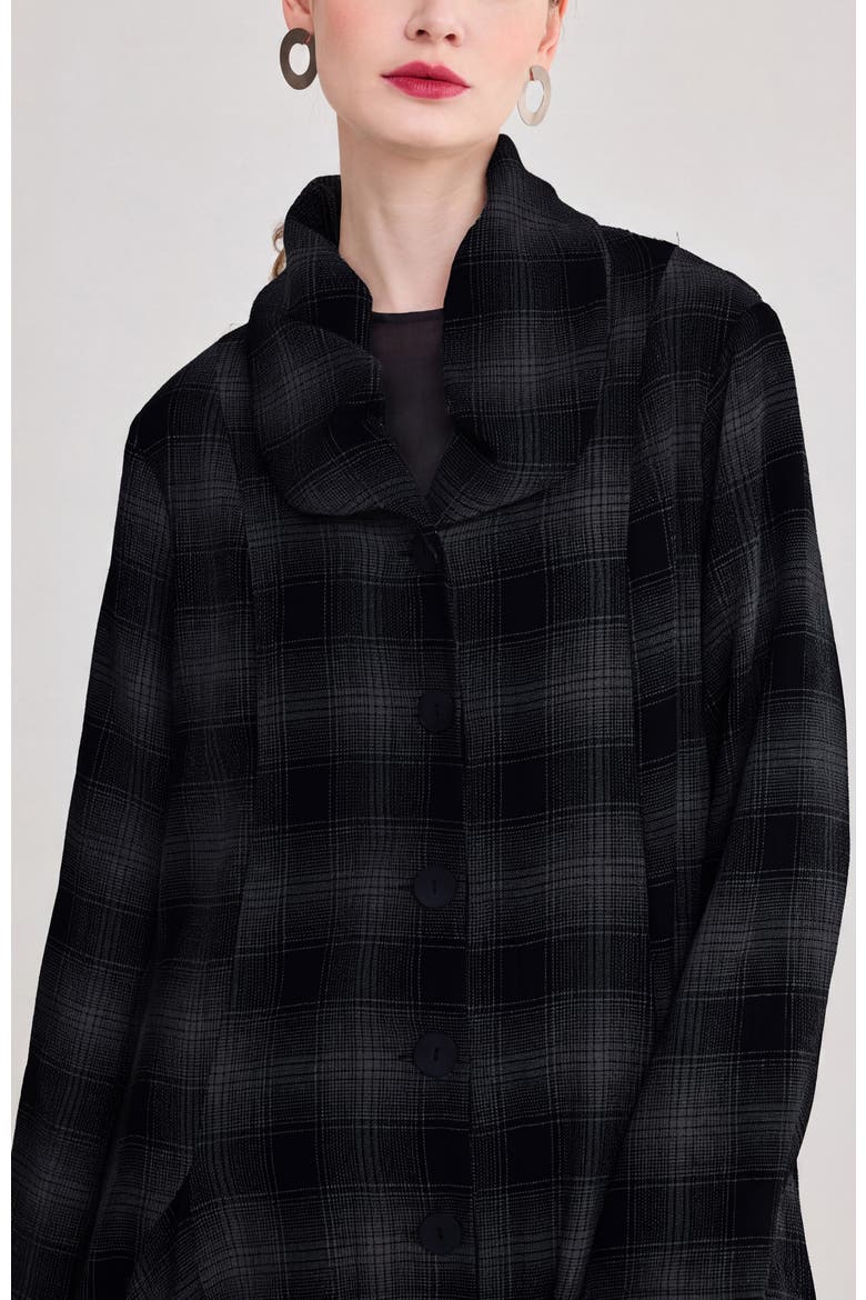 River Plaid Coat, Alternate, color, Antracite Plaid
