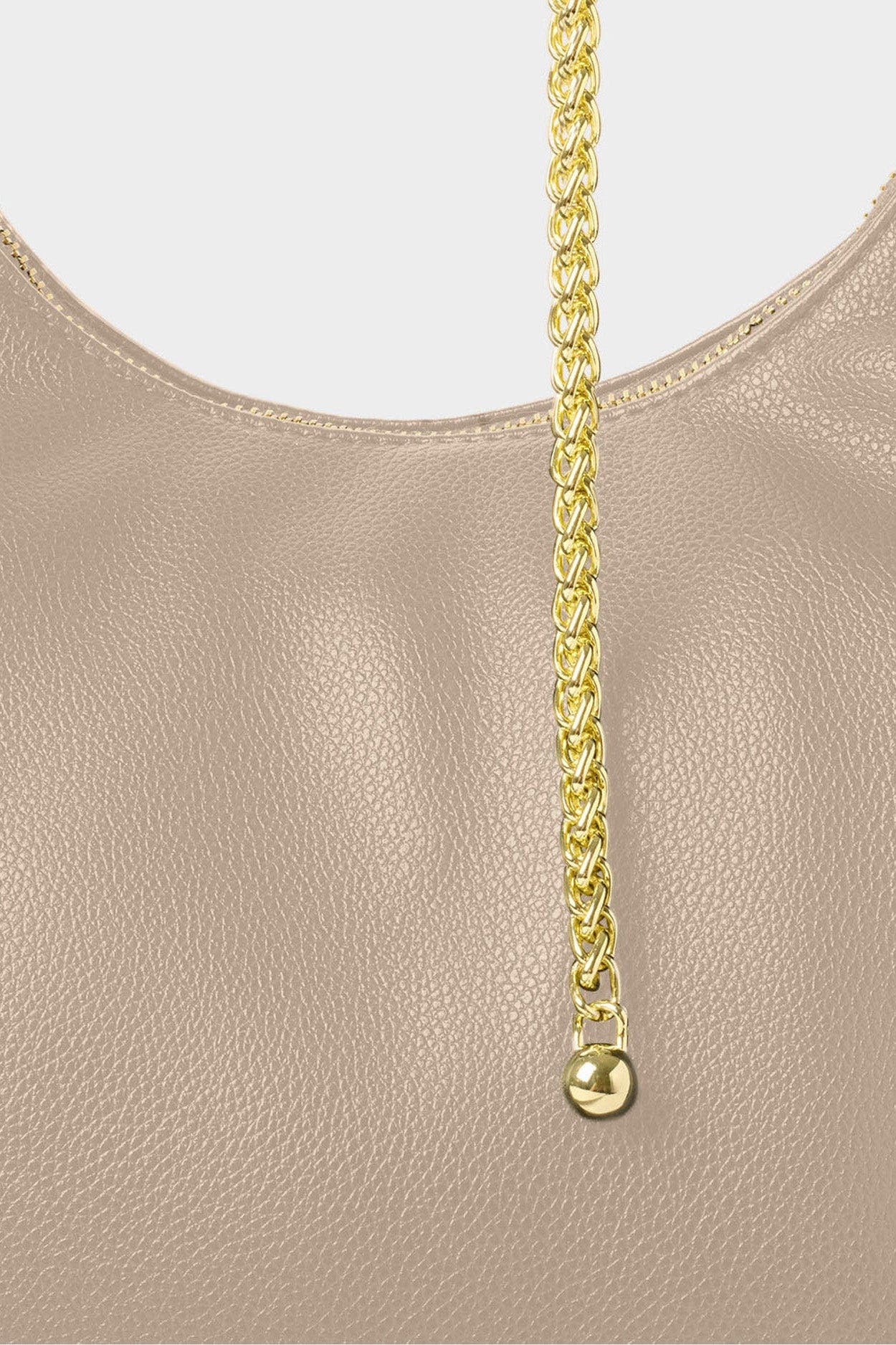 Remi Slider Chain Shoulder Bag, Alternate, color, Light Taupe
