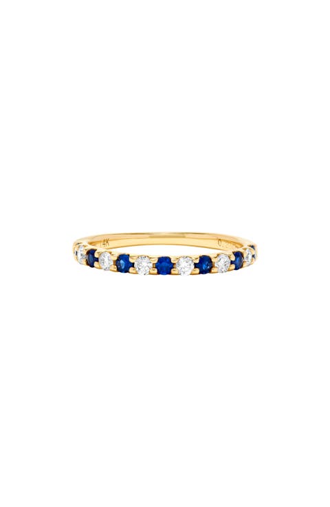 Diamond & Stone Stacking Ring - 0.49ct.