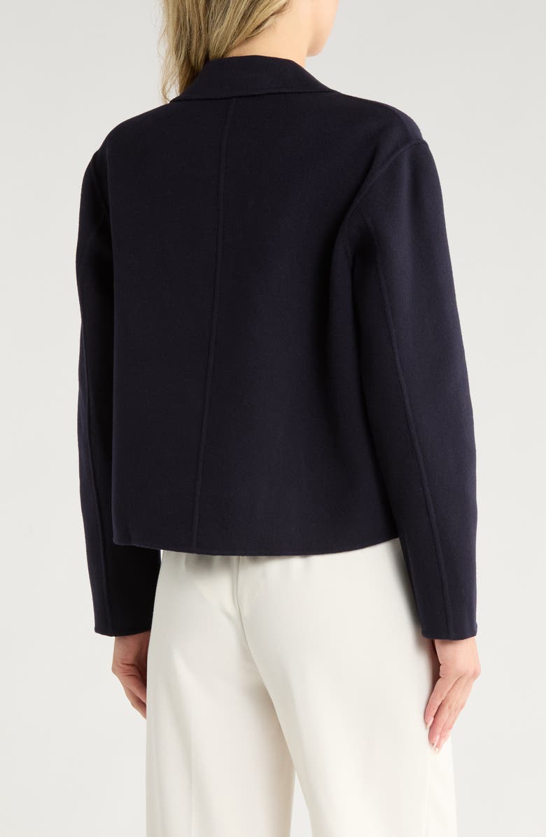 Theory Wool & Cashmere Crop Blazer, Alternate, color, New Navy