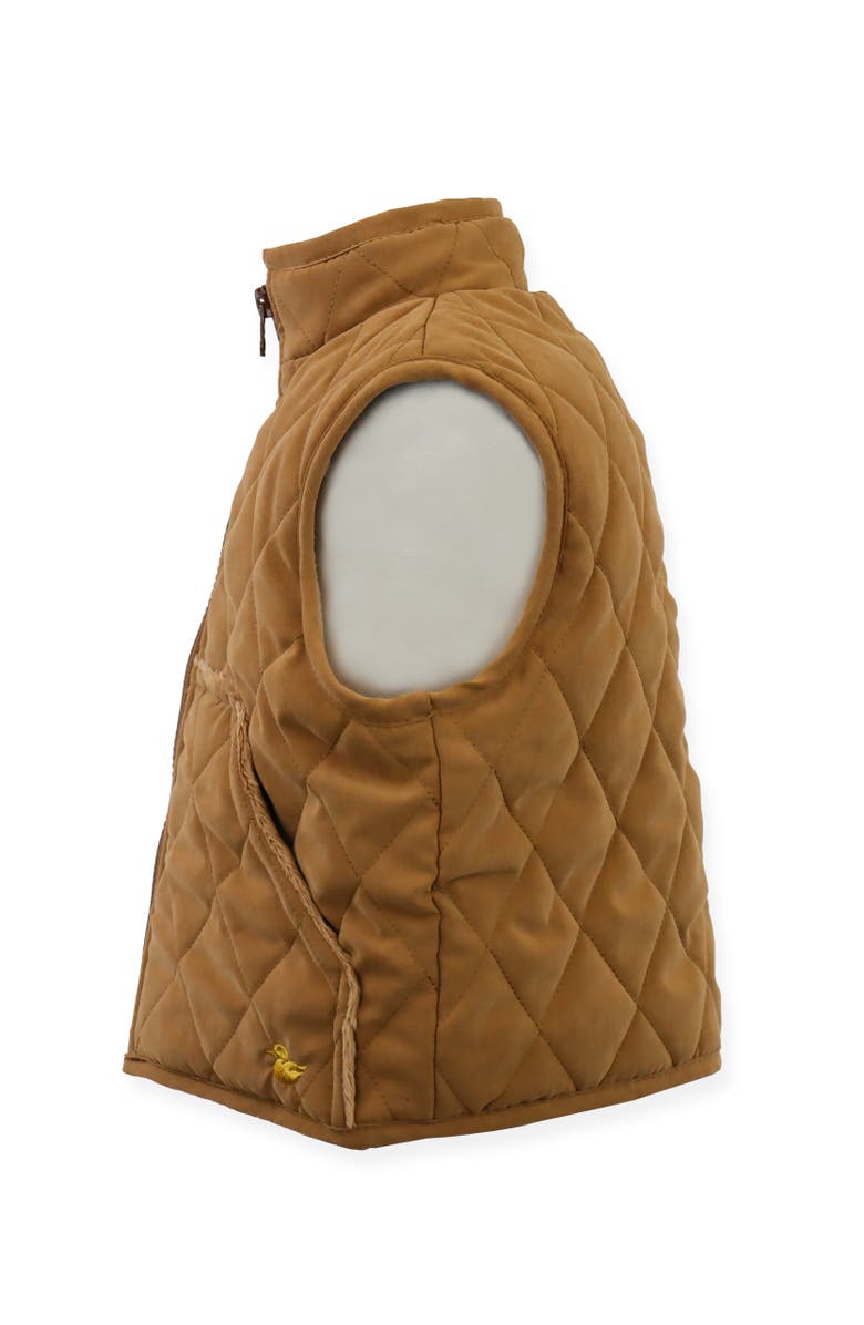 Widgeon Classic Zip Quilted Barn Vest, Alternate, color, Caramel