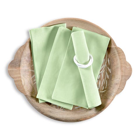 Linen Dinner Napkins Set of 4, 20 x 20 Inch for Dining Table, Holiday and Everyday Table Decor - Fete