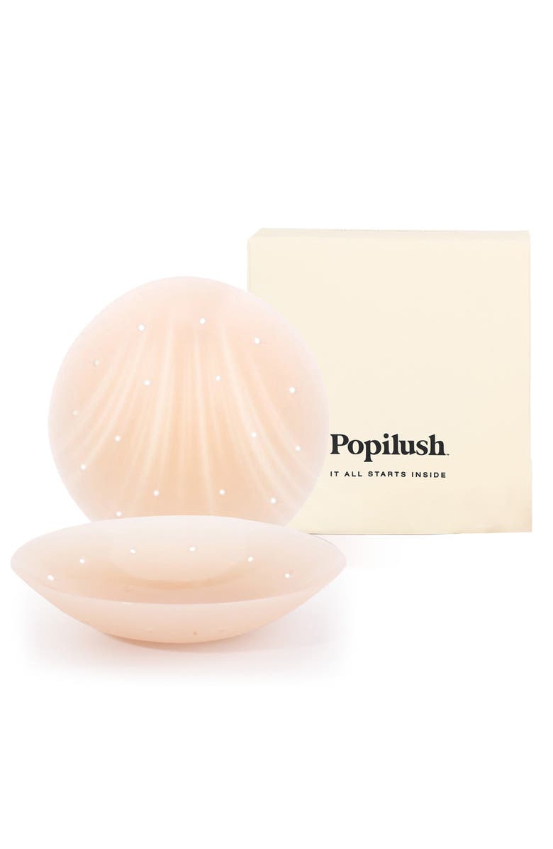 Popilush Perforated Invisible Silicone Nipple Covers, Main, color, Fair