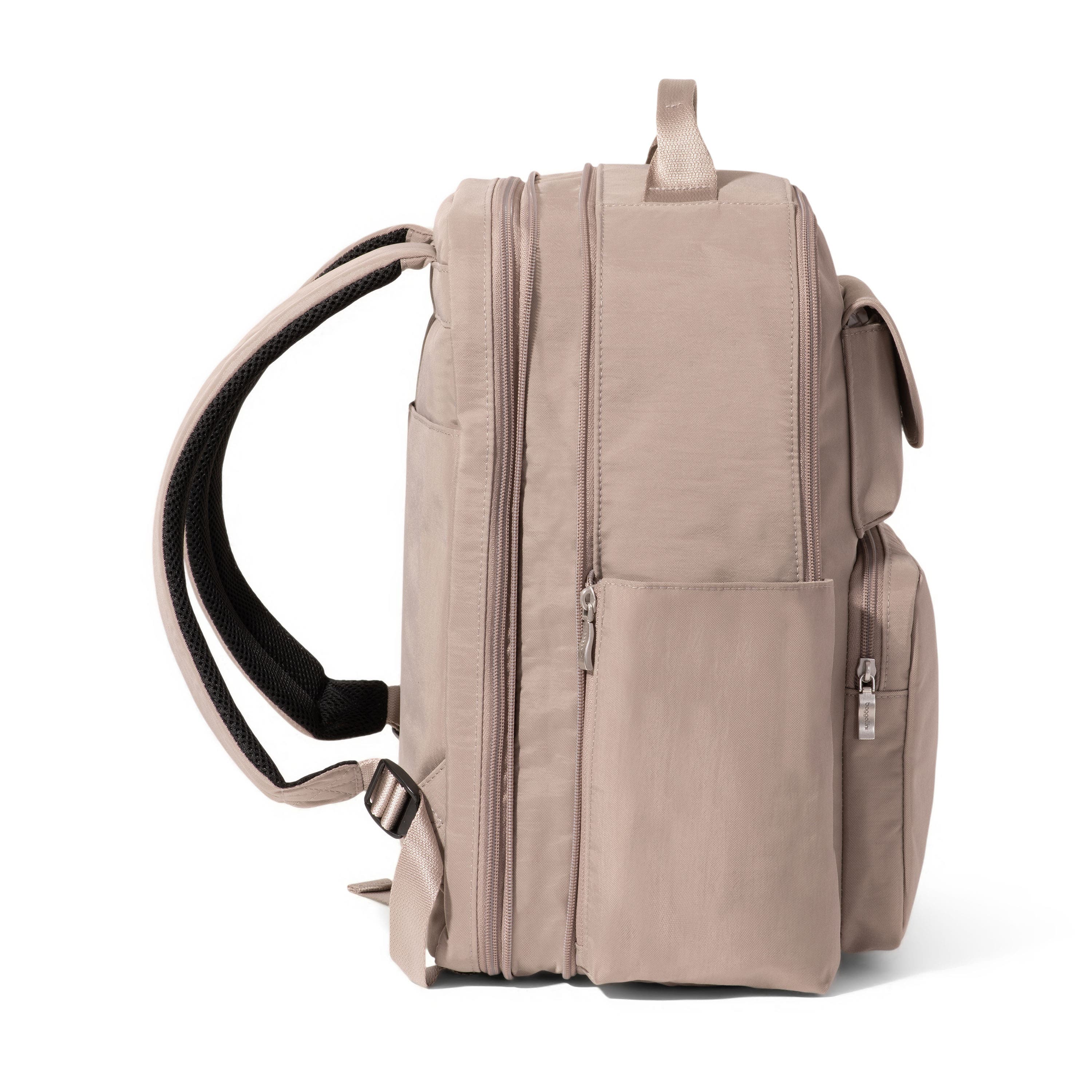 BAGGALLINI Coastal Flip Lock Laptop Backpack, Alternate, color, Moonrock