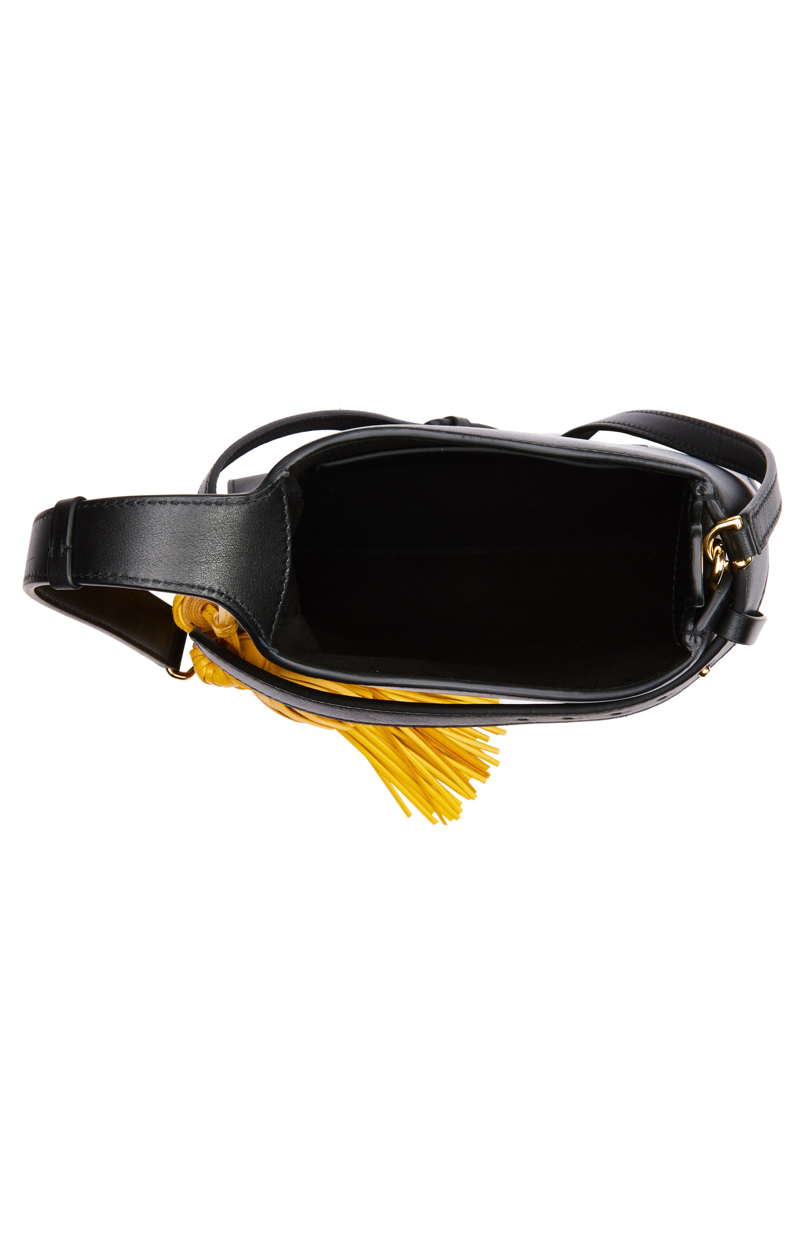 Givenchy Mini Day Leather Hobo Bag, Alternate, color, Black