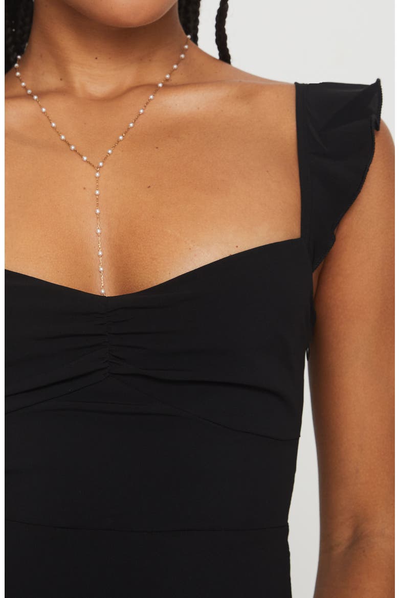 Landon Strappy Minidress, Alternate, color, BLACK