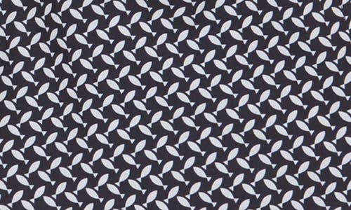 Sealskinz Southwood Fish Print Swim Trunks In Navy