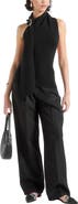 Manière De Voir Elodie Knitted Draped Halterneck Top