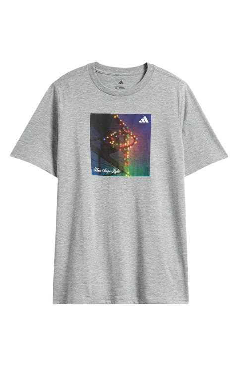 Three Stripe Lights T-Shirt (Big Kid)