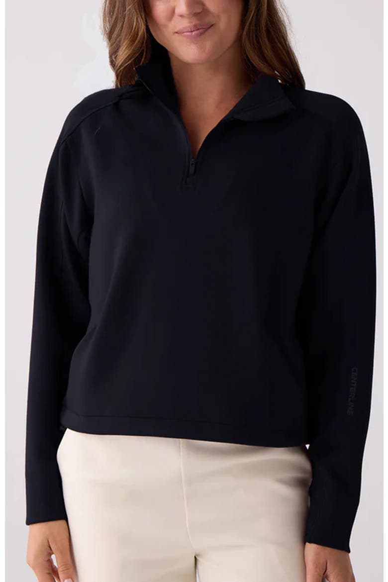 Women's Après Quarter Zip, Main, color, Black