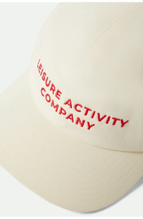 Brixton Leisure Activity Cotton Baseball Cap In Neutral