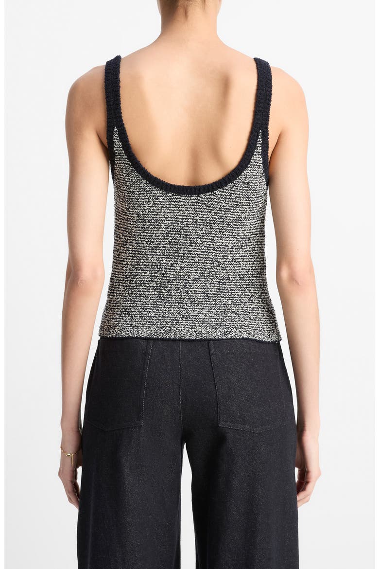Textured Microstripe Sweater, Alternate, color, COASTAL/OAT SHELL
