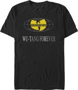 Wu-Tang Clan Men's Wu-Tang Clan Worldwide Group Logo Forever Graphic T-Shirt