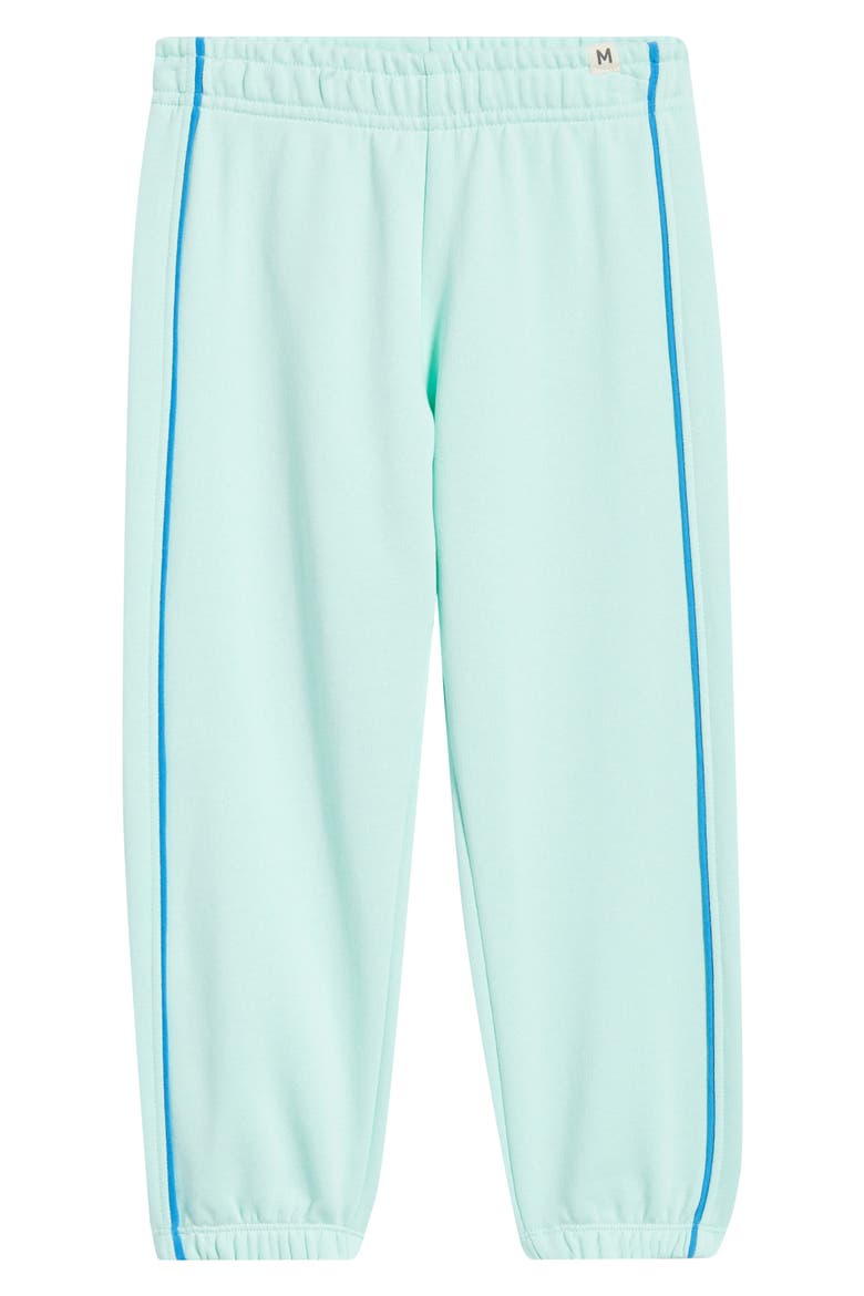 Kids' Piped Organic Cotton Joggers, Main, color, BLUE