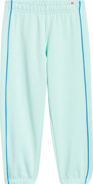 Mini Rodini Kids' Piped Organic Cotton Joggers