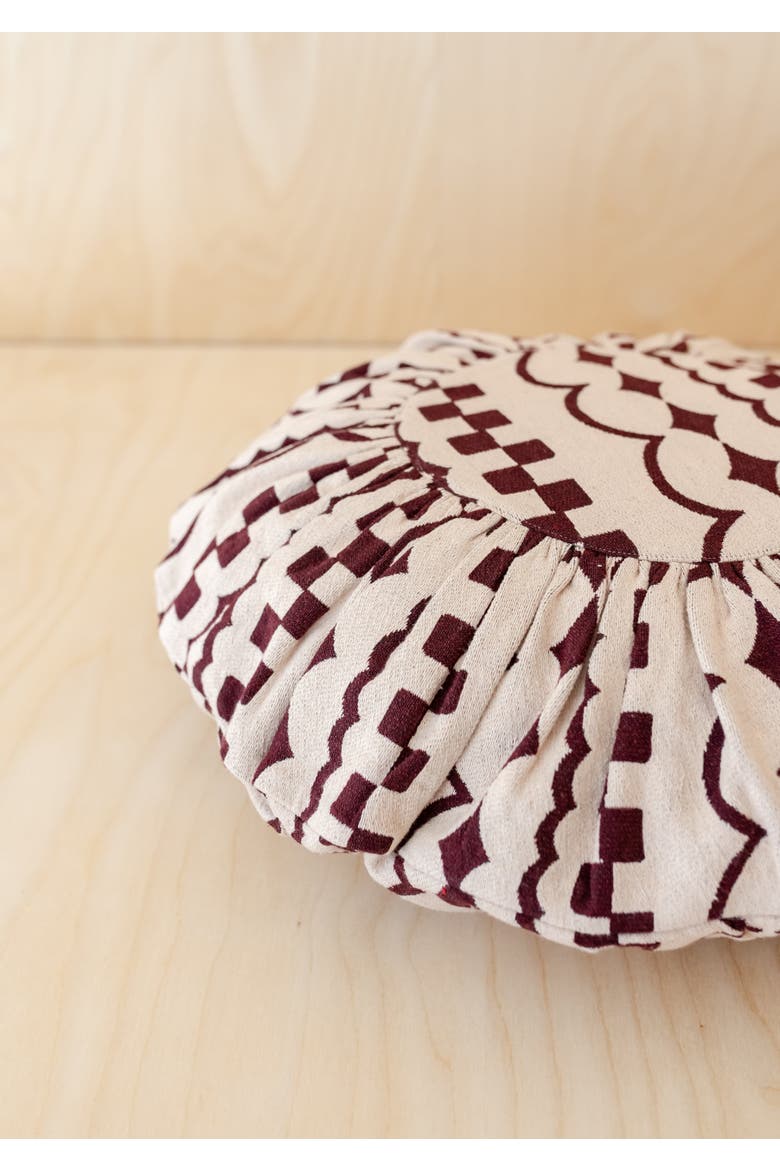 Cotton Checker Stripe PIllowcase, Alternate, color, Pink Checker Stripe