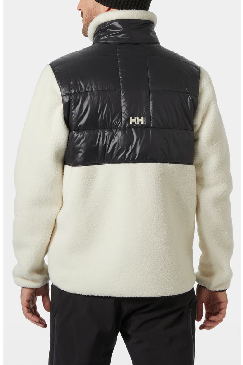 Village Hybrid Mixed Media Jacket, Alternate, color, BLACK