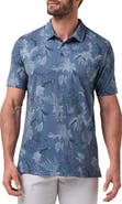 TravisMathew Featherweight Floral Polo