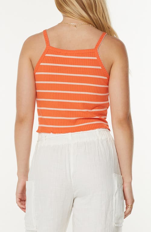 Roxy Cool Sunsetz Rib Tank In Red