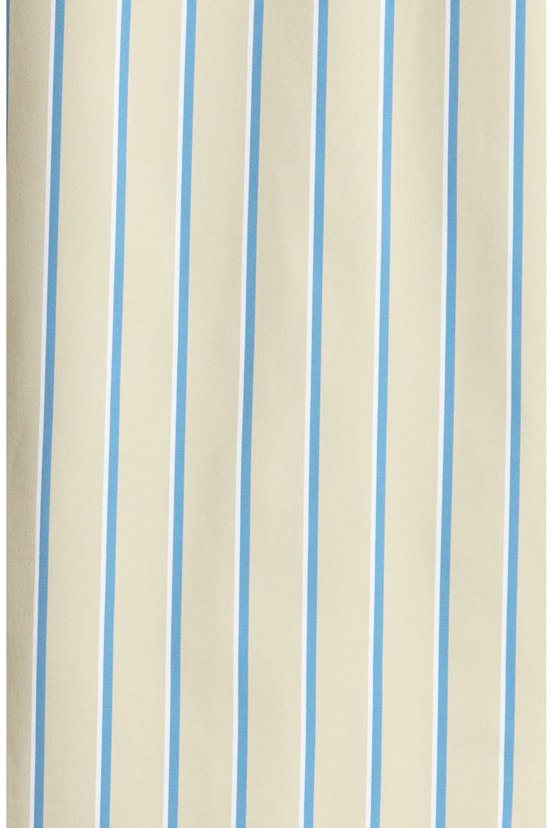 El Ranchero Stripe Short Sleeve Stretch Snap-Up Western Shirt, Alternate, color, TIDAL FOAM STRIPE