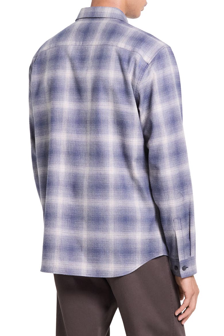 Irving Plaid Long Sleeve Cotton Shirt, Alternate, color, INKLING MULTI - 2UW