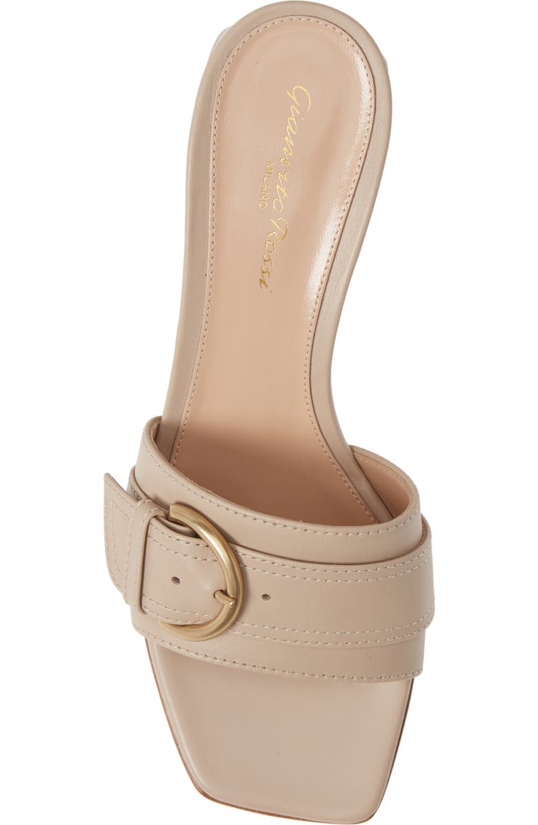 Gianvito Rossi Buckle Slide Sandal, Alternate, color,