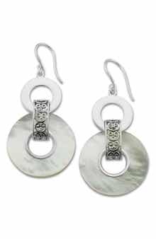 SAMUEL B. Mother-of-Pearl Drop Earrings