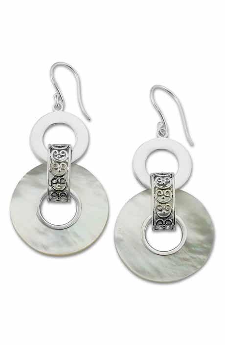 SAMUEL B. Mother-of-Pearl Drop Earrings