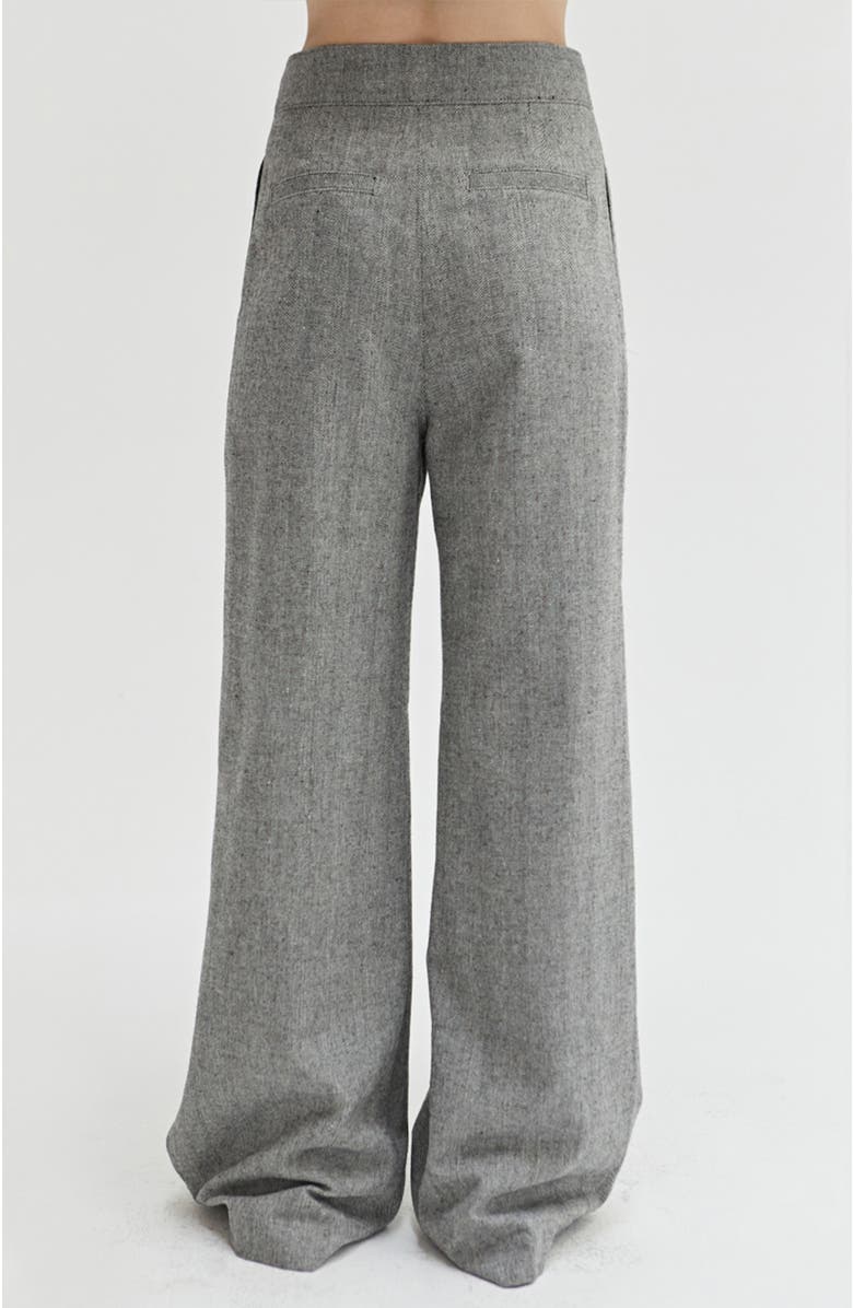 CRESCENT Herringbone Trousers, Alternate, color, 