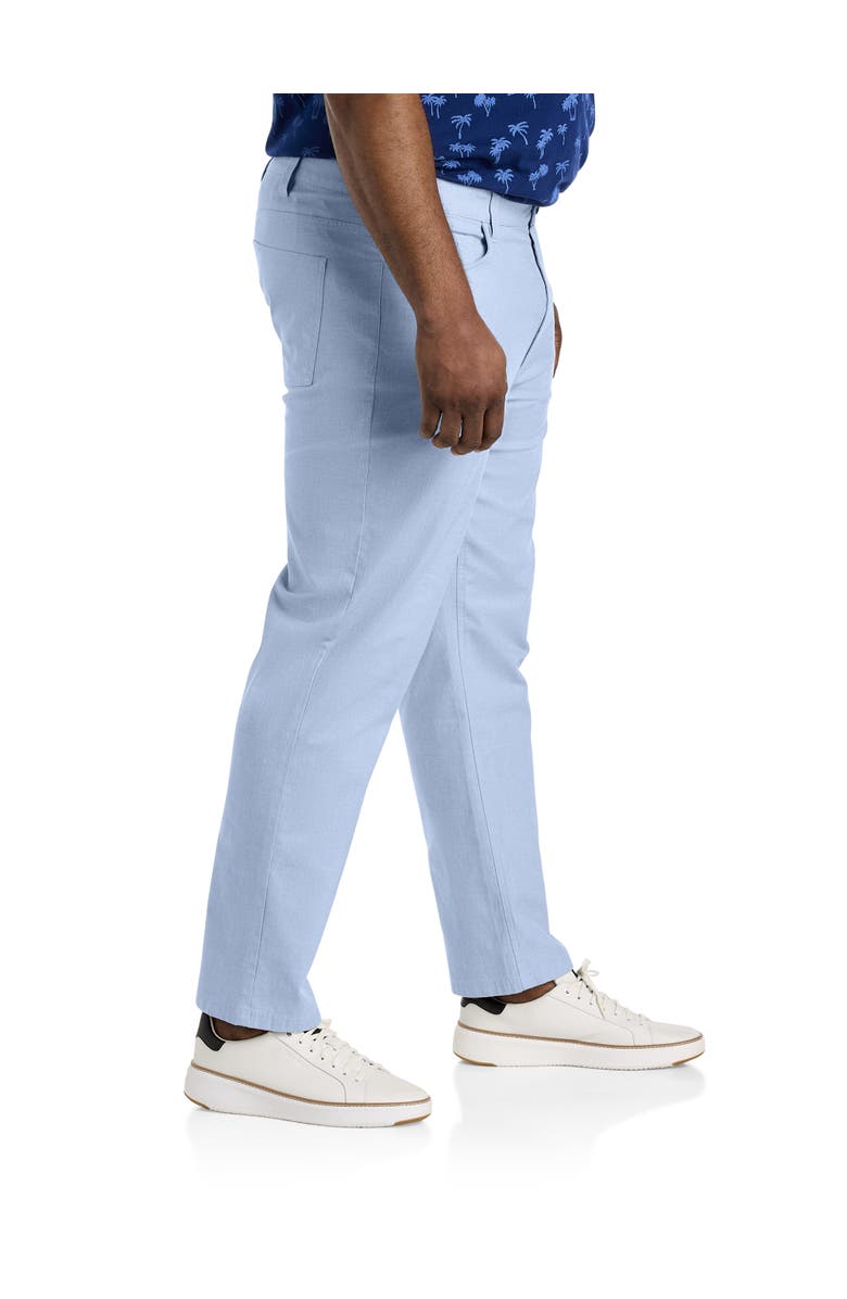 Oak Hill by DXL Big & Tall Straight-Fit Chambray 5-Pocket Pants, Alternate, color, Chambray