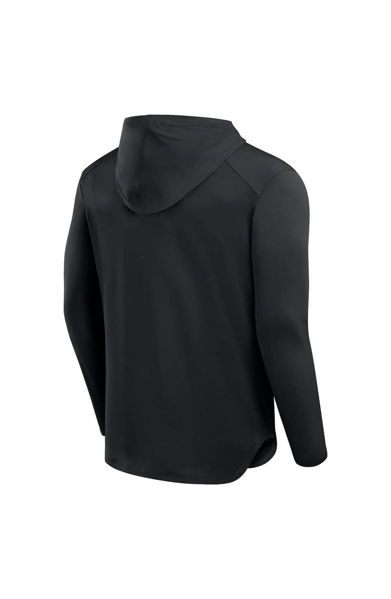 FANATICS Men's Fanatics Black San Diego Padres Front Office Power Mono Long Sleeve Hoodie T-Shirt, Alternate, color, Black