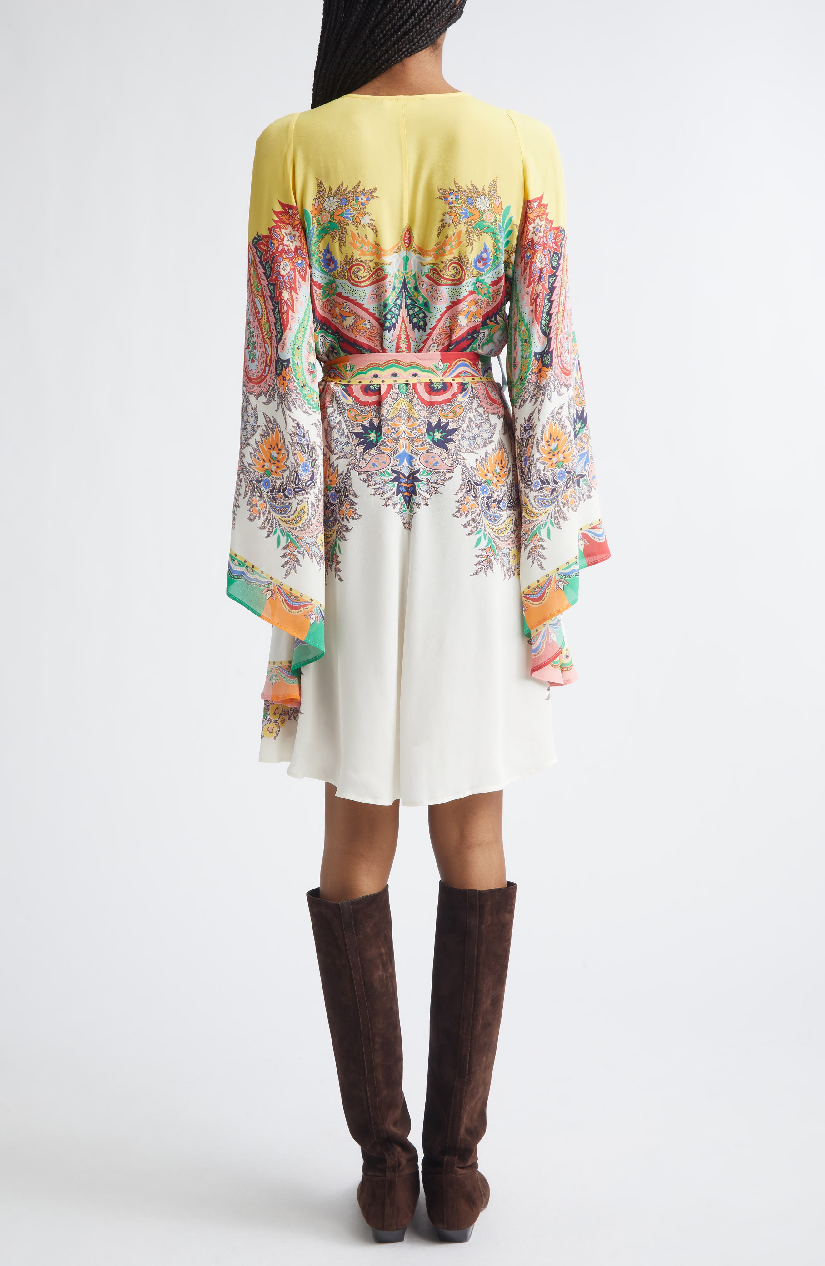 Etro Paisley Print Long Sleeve Dress (Women) | Nordstrom