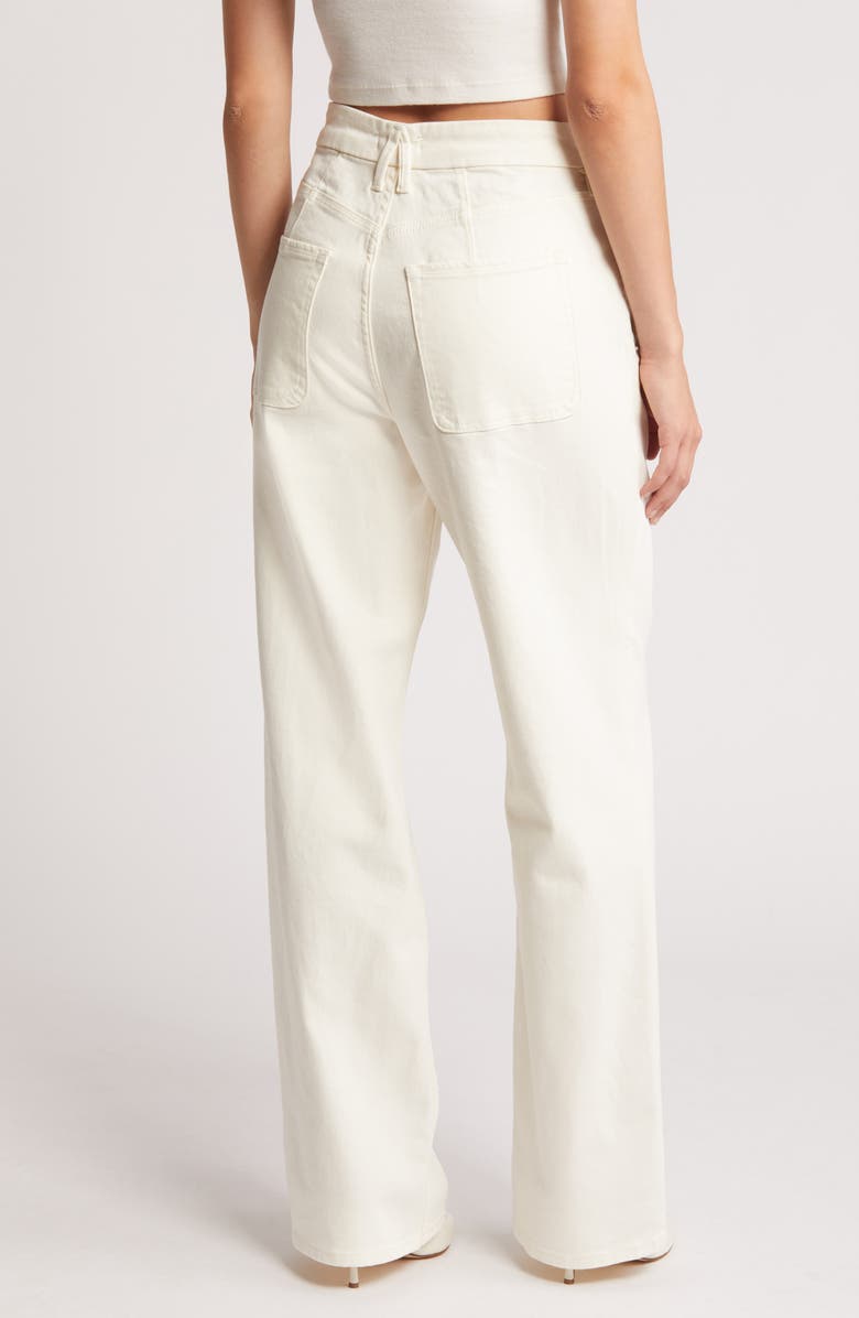 Good American Good '90s Carpenter Jeans, Alternate, color, Cloud White001