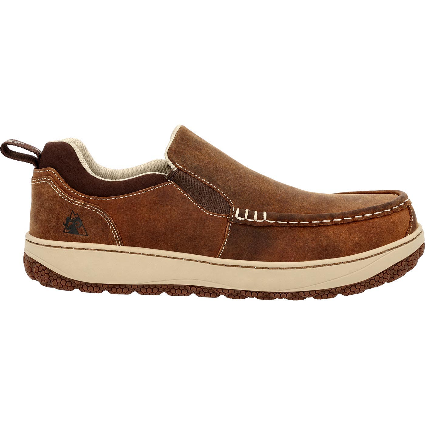 Rocky srx composite toe work shoe, Main, color, Brown