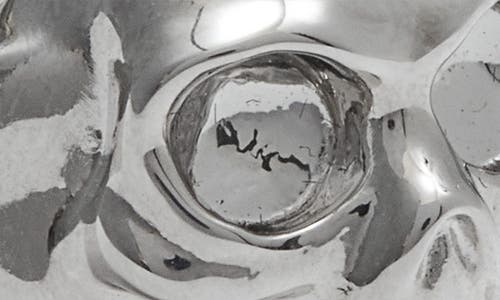 Alexander Mcqueen Skull Mcqueen Ring In Palladium