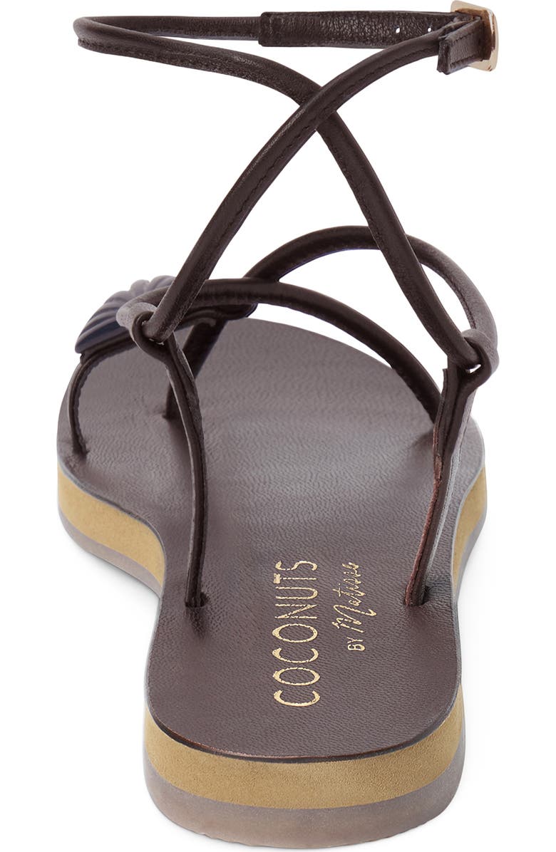 Coconuts by Matisse Cassian Ankle Strap Strap, Alternate, color, Chocolate