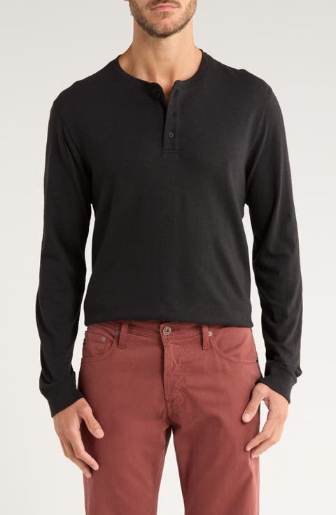 Long Sleeve Henley T-Shirt