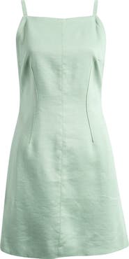 Theory Apron Linen Blend Minidress