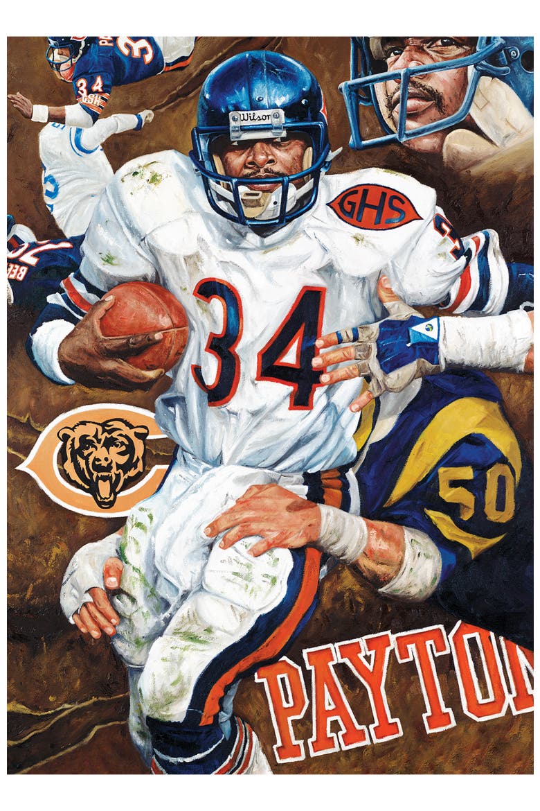 Walter Payton 500 Piece Jigsaw Puzzle, Alternate, color, Multicolor