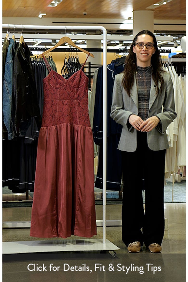 Kaylani Lace Bodice Maxi Dress video