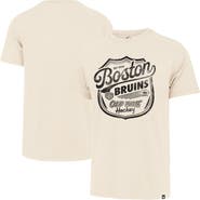 '47 Men's '47  Cream Boston Bruins Poke Check Franklin T-Shirt