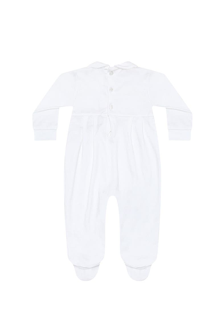 Signature Smocked Boys Footie - Baby, Alternate, color, Blue, White