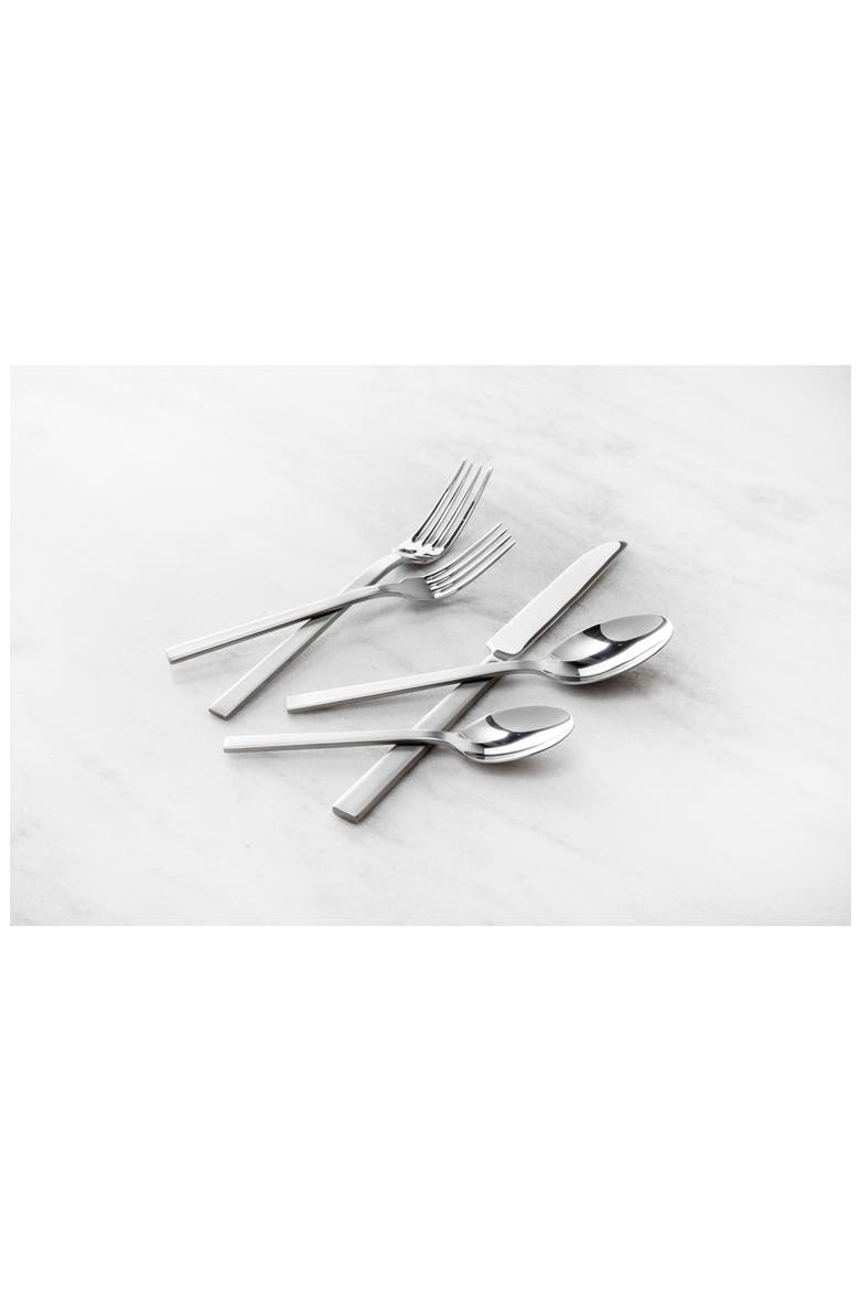 Viggo Satin 20-Piece Flatware Set, Alternate, color, SILVER