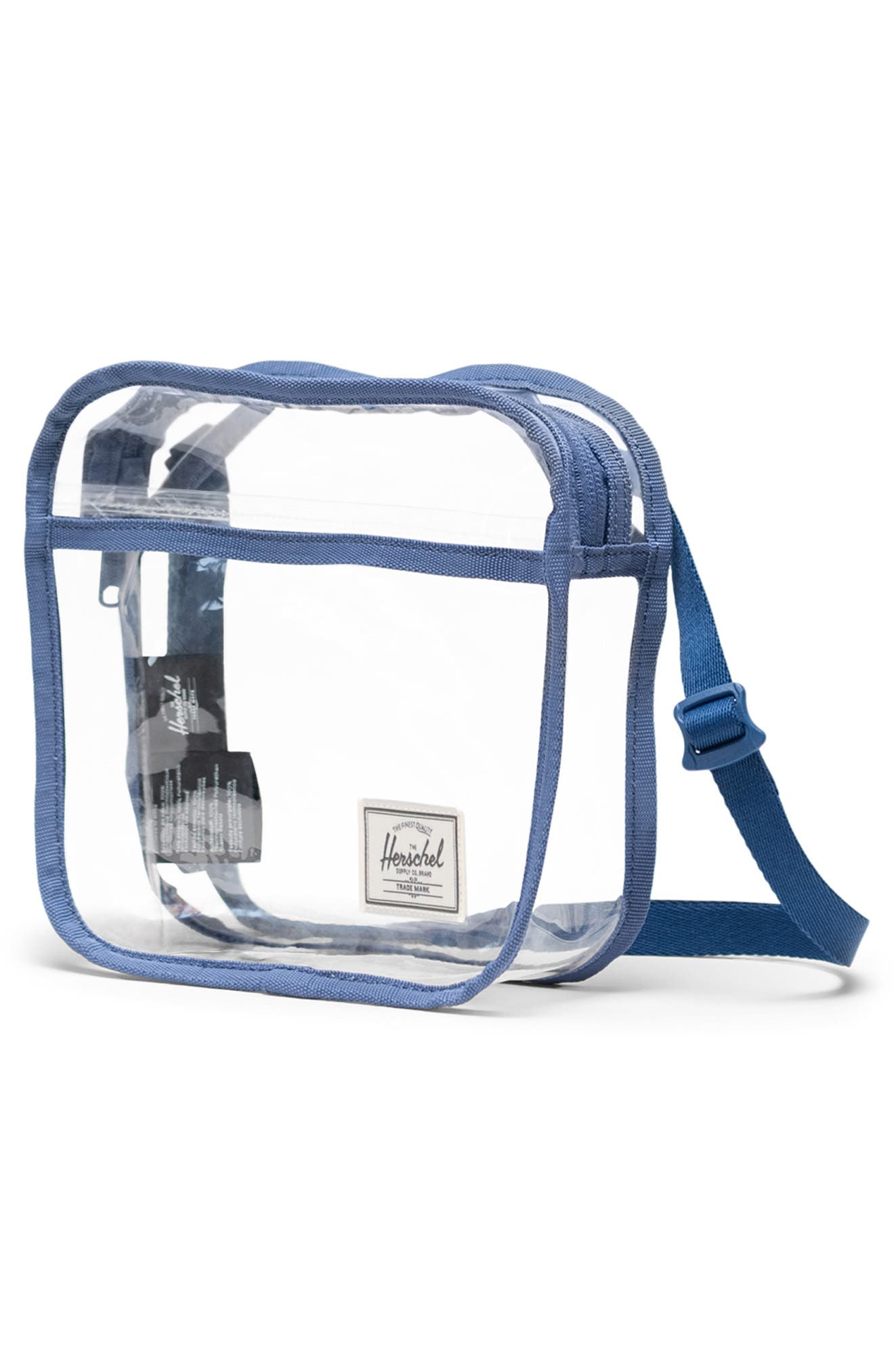 Classic Clear Crossbody Bag, Alternate, color, GRAY BLUE